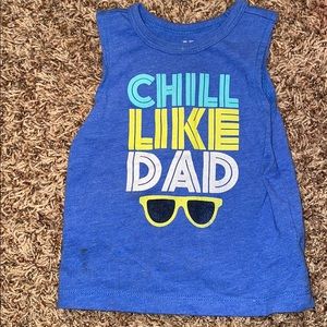 Osh Kosh “Chill Like Dad” tank top Size 9M